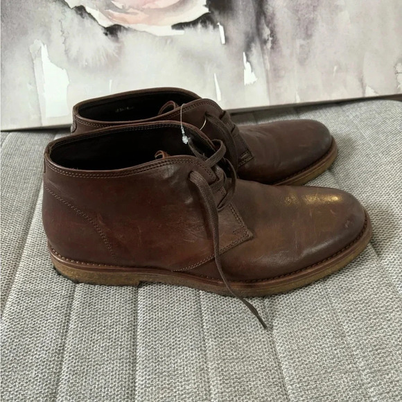 Allen Edmonds Montauk Brown Leather Chukka Boots Men's Size 8 - Picture 2 of 7